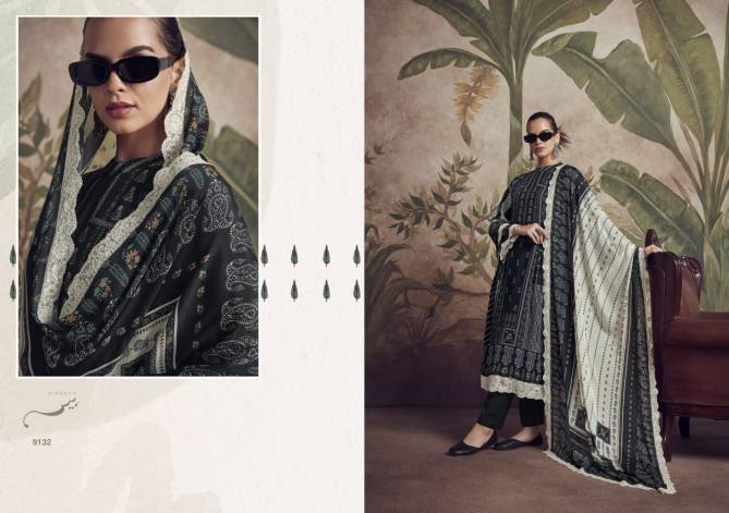 Kimora Heer Humsafar Maslin Digital Printed Suits Catalog
